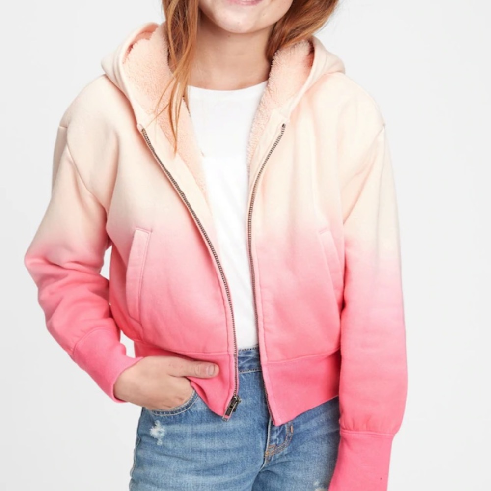 NWT GAP Dip-dye Hoodie - Green